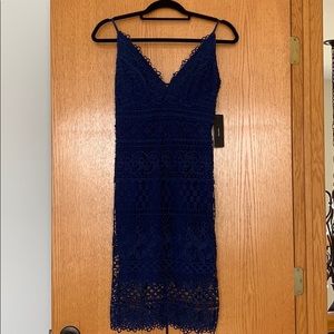 Lulus Navy Blue Dress